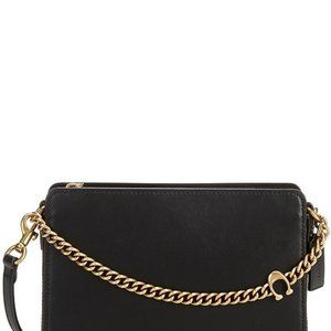 Coach 78801 Signature Chain Leather Crossbody Bag